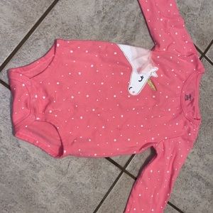 Unicorn long sleeve onesie